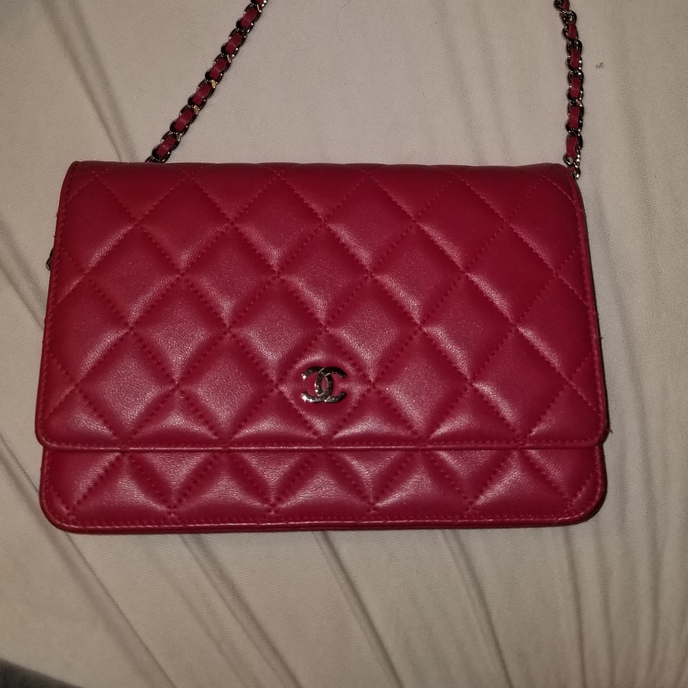 DARK PINK LAMBSKIN WOC